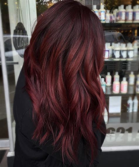 dark maroon hair dye